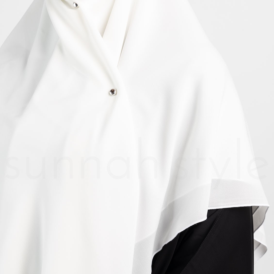Sunnah Style Essentials Square Hijab Large White
